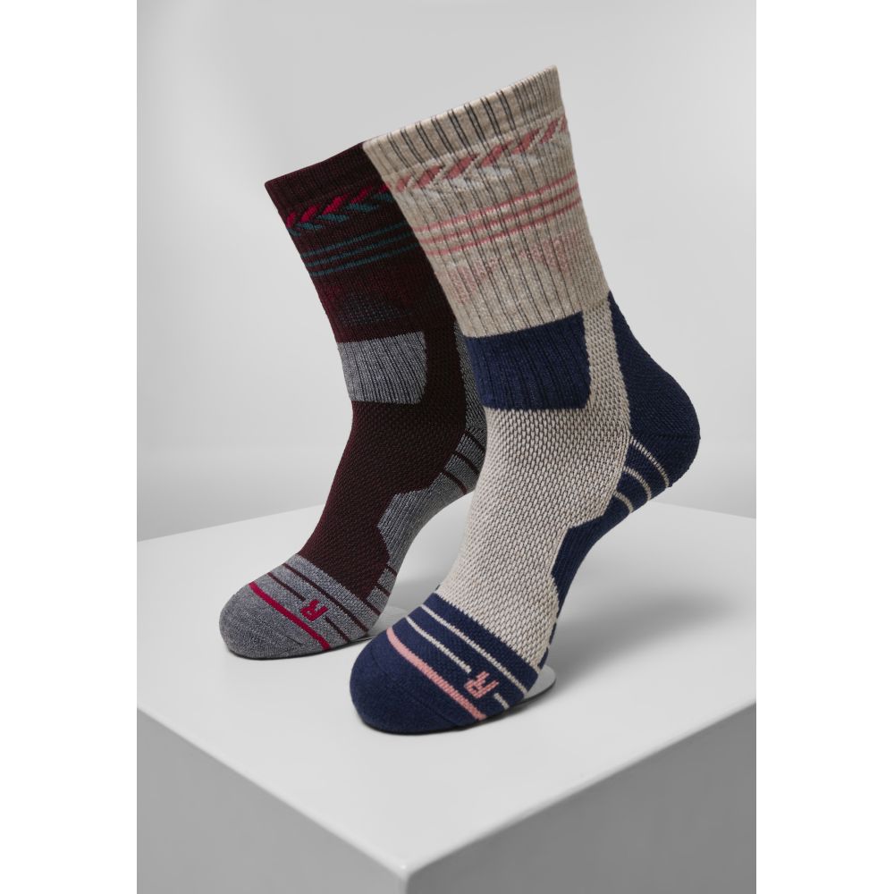 Urban Classics - Hiking Performance 2Pack Socks - Multicolours